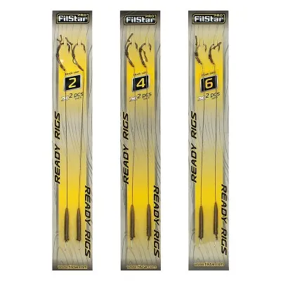 Шарански монтажи на косъм Filstar Ready Hair Rig, 2 бр.