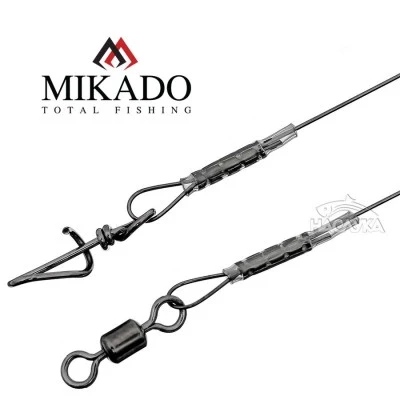 Титаниеви поводи Mikado Jaws Titanium Leader, Super Strong, 23 кг, 2 бр.