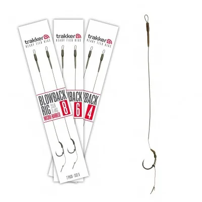 Монтажи за риболов на шаран Trakker Blowback Rig Micro-Barbed, 2 бр.