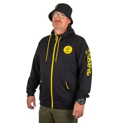 Суичър с цип Black Cat Zip Hoody