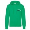 Ватиран суичър с качулка Nasluka Hoodie, Green