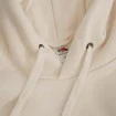 Ватиран суичър с качулка Nasluka Hoodie, White
