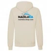 Ватиран суичър с качулка Nasluka Hoodie, White