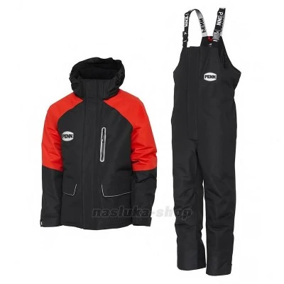 Зимен комплект - яке и гащеризон Penn Fierce Thermo Suit, Fiery-Red/Ink