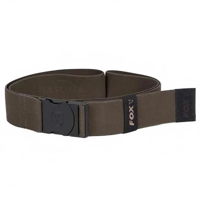 Еластичен колан Fox Elasticated Belt X-Long, Khaki, 134см