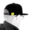 Шапка с козирка Black Cat Black Flat Peak Cap