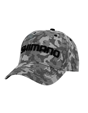 Шапка с козирка Shimano Cap, Grey Camo