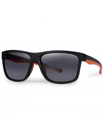 Слъчеви очила Fox Collection Black & Orange Shades - Grey Lens