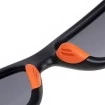 Слъчеви очила Fox Collection Black & Orange Shades - Grey Lens