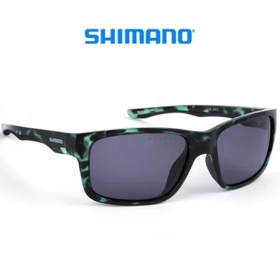 Shimano Eyewear Aspire, Green Tortoiseshell & Dark Grey - Слънчеви поляризирани очила