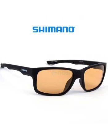 Shimano Eyewear Aspire, Matte Black & Yellow - Слънчеви поляризирани очила