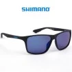 Shimano Eyewear Technium, Matte Black & Blue Mirror - Слънчеви поляризирани очила