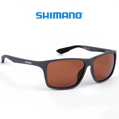 Shimano Eyewear Technium, Matte Dark Grey & Copper - Слънчеви поляризирани очила