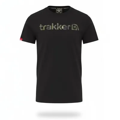 Тениска Trakker CR Logo T-shirt, Black Camo