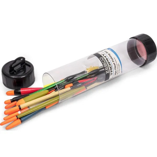 Комплект от 24 бр. риболовни плувки Zebco Trophy Float Fishing Set — снимка 2