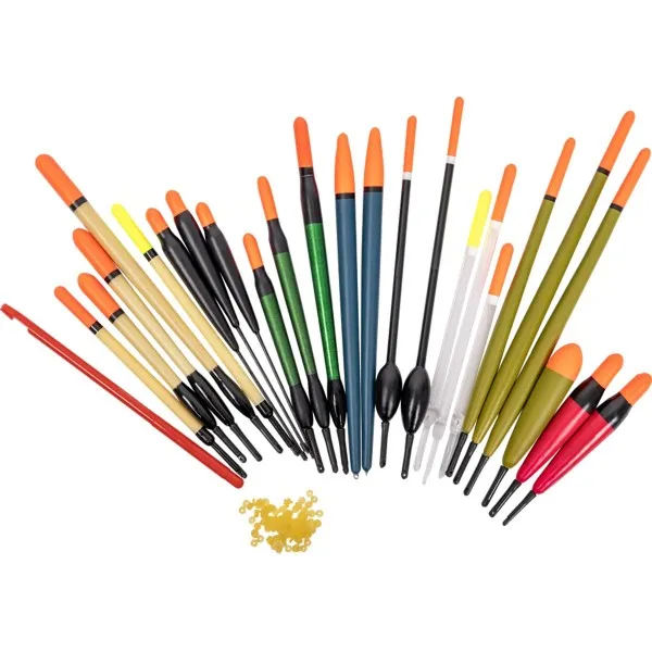 Комплект от 24 бр. риболовни плувки Zebco Trophy Float Fishing Set — снимка 3