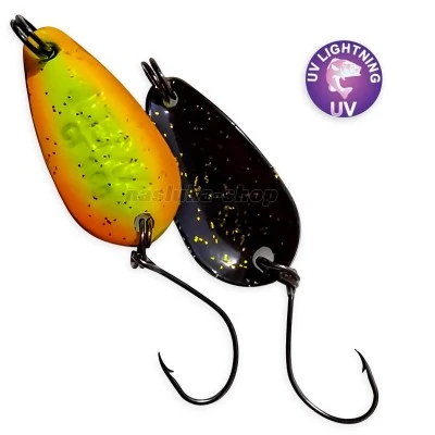 Lema, 1.6г, 23мм, цвят 32 Блесна-клатушка за костур, пъстърва и кефал Crazy Fish Lema, 1.6г, 23мм, цвят 32