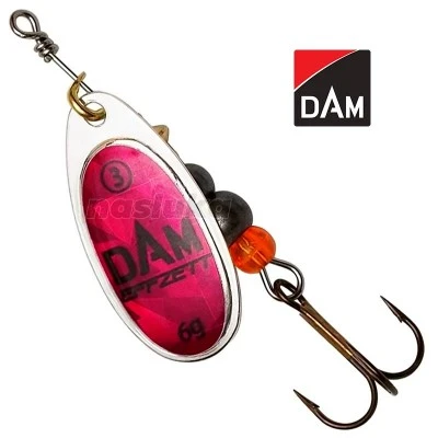 Въртяща блесна DAM Fluo Spinner, цвят Magent Prisma