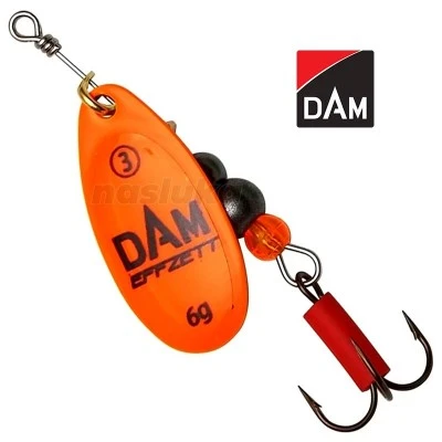 Въртяща блесна DAM Fluo Spinner, цвят Orange
