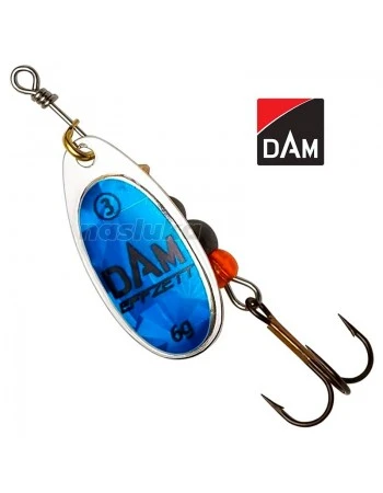 Въртяща блесна DAM Fluo Spinner, цвят Sky Prisma