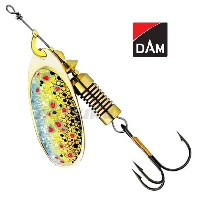 Въртяща блесна DAM Effzett Nature 3D Spinner, цвят Brown Trout