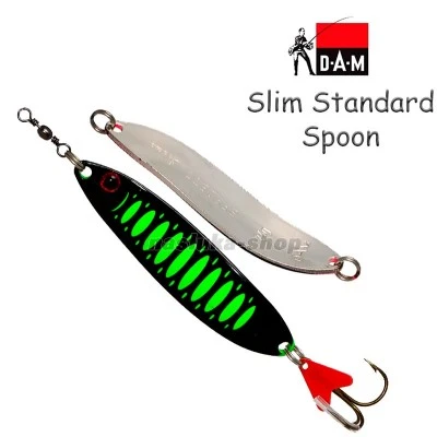 Slim Standard Spoon, цвят Fluo Green / Black Клатушка DAM Slim Standard Spoon, цвят Fluo Green / Black