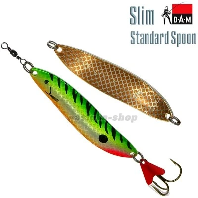 Slim Standard Spoon, цвят Firetiger UV Клатушка DAM Slim Standard Spoon, цвят Firetiger UV