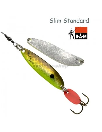 Клатушка DAM Slim Standard Spoon, цвят Olive / Yellow UV