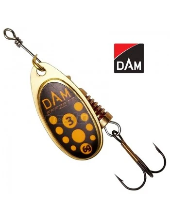 Въртяща блесна DAM Effzett Standard Spinner, цвят Blacky