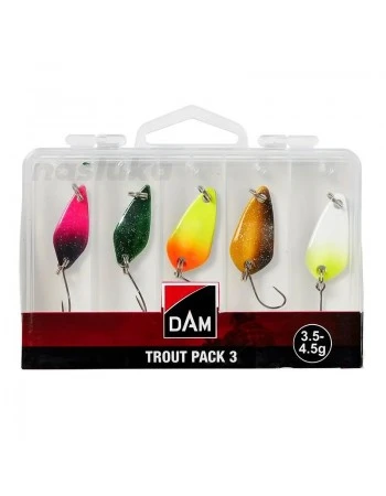 Комплект клатушки за пъстърва и костур Trout Pack, 3.5-4.5г, 5 бр.