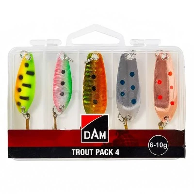 Комплект клатушки за пъстърва и костур Trout Pack 4, 5-8г, 5 бр.