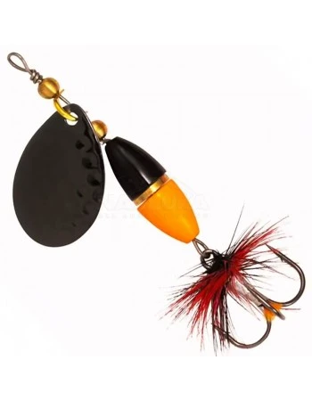 Въртяща блесна Kinetic Fizz, цвят Black/Orange/Gold Ribbon