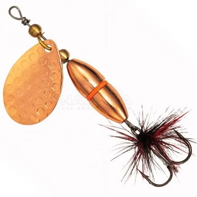 Въртяща блесна Kinetic Fizz, цвят Copper/Red Ribbon
