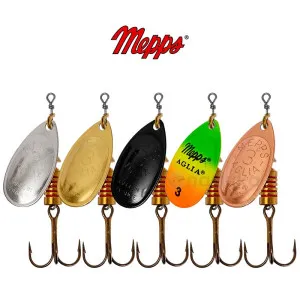 Комплект въртящи блесни Mepps Aglia, Classic, Pike Комплект въртящи блесни Mepps Aglia, Classic, Pike