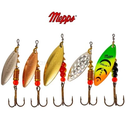 Комплект въртящи блесни за распер Mepps Aglia Long, Asp - Light