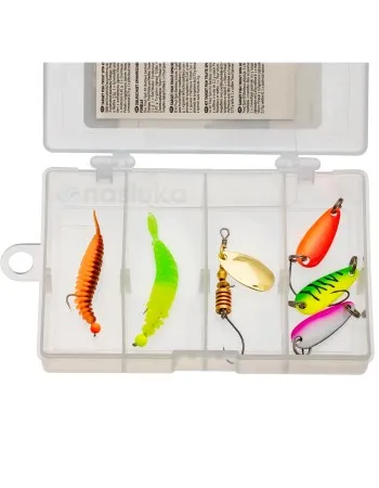 Комплект примамки за пъстърва Zebco Target Fish Trout Spin Kit, 6 бр.