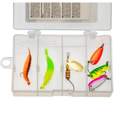 Комплект примамки за пъстърва Zebco Target Fish Trout Spin Kit, 6 бр.