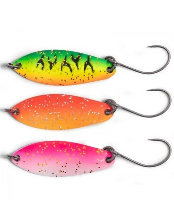 Сет микроклатушки за пъстърва Zebco Trout UL Spoon Set, 3 бр.