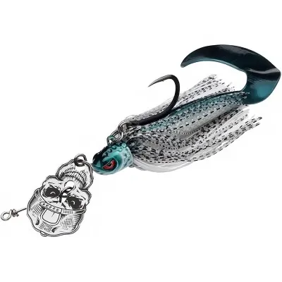 Джиг примамка за риболов на сом MadCat Skull Blade Jig XL, цвят Roach