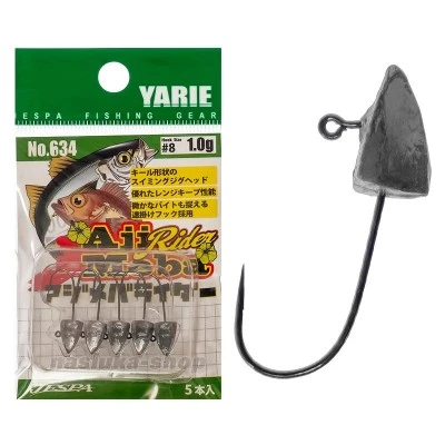 Глави за микроджиг Yarie Aji Meba Rider 634, 5 бр.