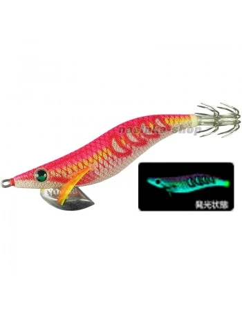 Калмарка Yo-Zuri Aurie-Q Double Glow, #3.0, 15г, цвят DLP