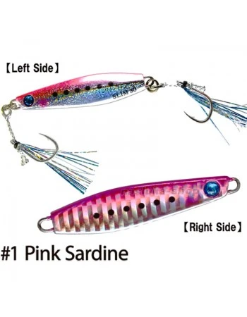 Морски джиг Hayabusa Jack Eye Shot Slow Slim, цвят Pink Sardine