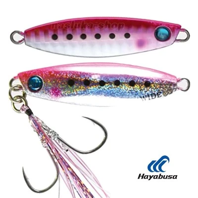 Морски джиг Hayabusa Jack Eye Shot Slow Wide, цвят Pink Sardine
