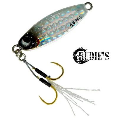 Морски джиг-пилкер Rudie's Gyoshi Metal Super Light Slow Jig, 32мм, 3г, цвят Sparkly White Bait Sparkling