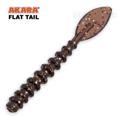 Силиконови примамки Akara Flat Tail 40 мм, цвят 123, 12 бр.