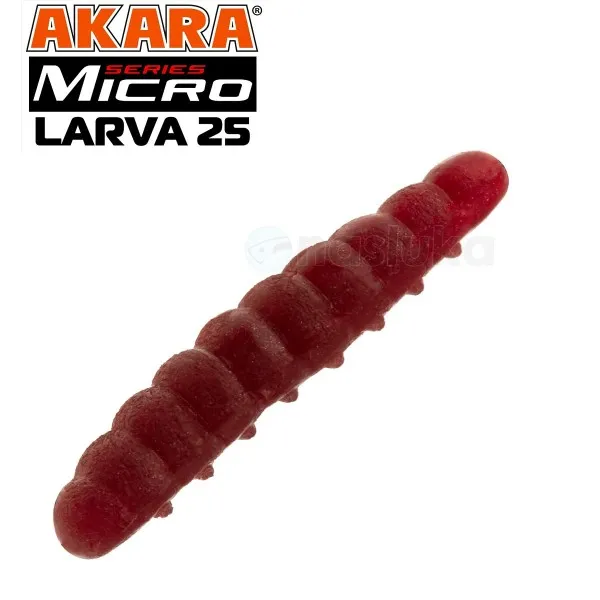 Силиконови ларви Akara Micro Larva, 25 мм, цвят 11, 20 бр. — снимка 1