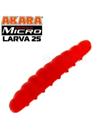 Силиконови ларви Akara Micro Larva, 25 мм, цвят 204, 20 бр.