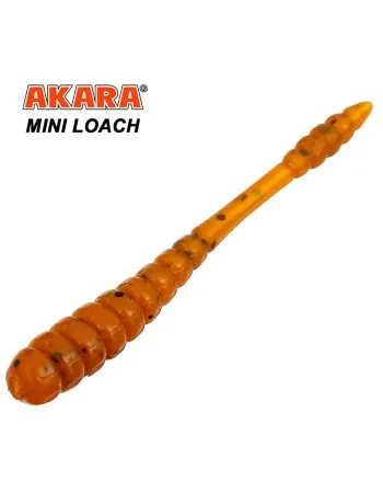 Силиконови примамки Akara Mini Loach 45 мм, цвят K001, 12 бр.