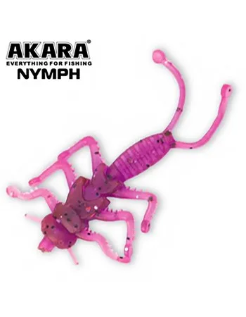 Силиконови примамки Akara Softtail Nymph, 40 мм, цвят 413, 8 бр.