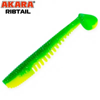 Силиконови примамки Akara Ribtail 3.5'', 90 мм, цвят 88T, 4 бр.